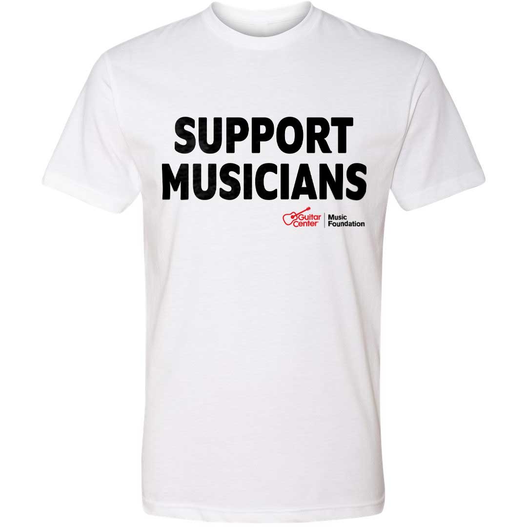 Support Musicians GCMF Unisex White T Shirt