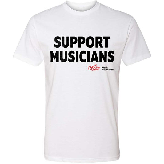 Support Musicians GCMF Unisex White T Shirt